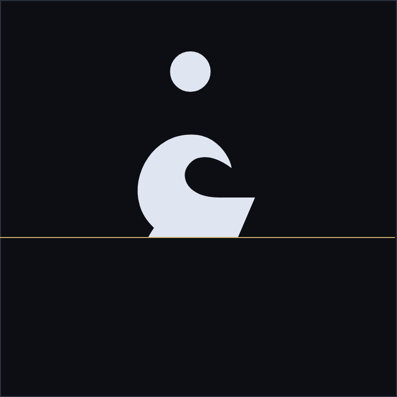 Ghamra Studios logo — mark, dark ground